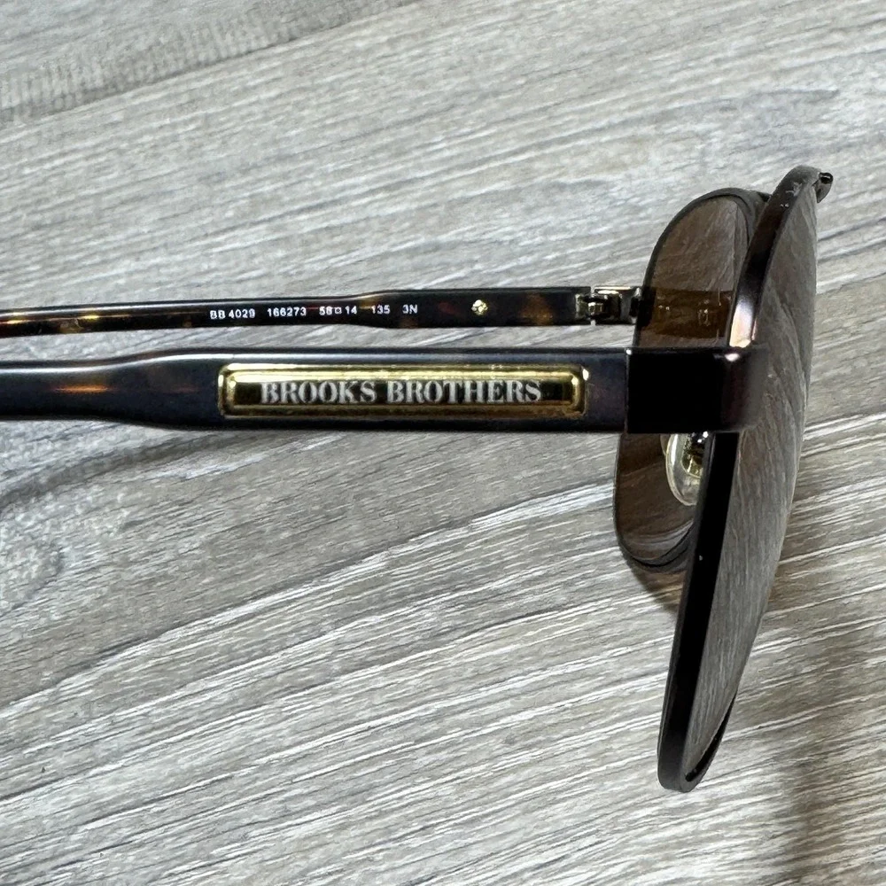 Brooks‎ Brothers Sunglasses Frames Only Mens 58-14 135 Aviator Tortoise BB4029
